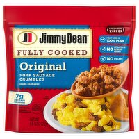 Jimmy Dean Original Pork Sausage Crumbles, 9.6 oz, 9.6 Ounce