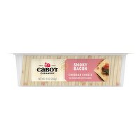 Cabot Creamery Cracker Cut Slices Smoky Bacon Cheddar Cheese, 30 count, 10 oz, 1 Each