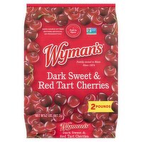 Wyman's Dark Sweet & Red Tart Cherries, 2 lbs, 2 Pound