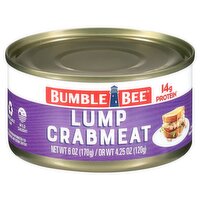 Bumble Bee Lump Crabmeat, 6 oz, 6 Ounce