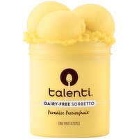 Talenti Paradise Passionfruit Dairy-Free Sorbetto, one pint, 1 Each
