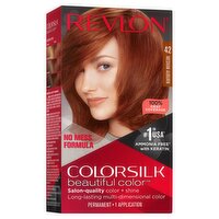 Revlon ColorSilk Beautiful Color 42 Medium Auburn Permanent Hair Color, 1 count, 1 Each
