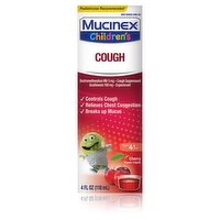 Mucinex Children's Cough Cherry Flavor Liquid, Ages 4+ yrs, 4 fl oz, 4 Ounce