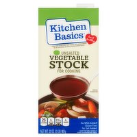 Kitchen Basics Unsalted Vegetable Stock, 32 oz, 32 Ounce