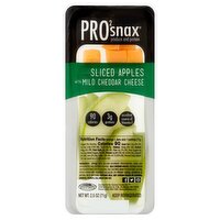 PRO2snax Sliced Apples with Mild Cheddar Cheese, 2.5 oz, 1 Each