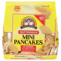 De Wafelbakkers Buttermilk Mini Pancakes, 60 count, 1 lb 5.2 oz, 1 Each