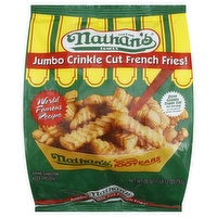 Nathan's French Fries, Crinkle Cut, Jumbo, 28 Ounce