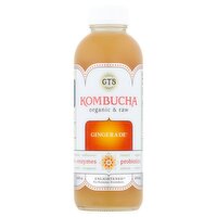 GT's Gingerade Organic & Raw Kombucha, 16 fl oz, 16 Fluid ounce