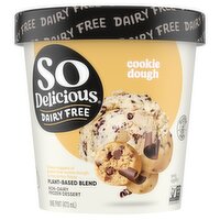 So Delicious Dairy Free Cookie Dough Non-Dairy Frozen Dessert, one pint, 1 Pint