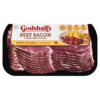 Godshall's Beef Bacon Cured Beef Plates, 10 oz, 1 Each