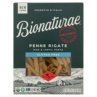 Bionaturæ Organic Gluten Free Penne Rigate Rice & Lentil Pasta, 12 oz, 12 Ounce