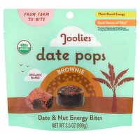 Joolies Brownie Date & Nut Energy Bites Date Pops, 3.5 oz, 1 Each