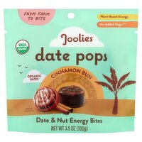 Joolies Cinnamon Bun Date Pops, 3.5 oz, 1 Each