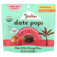 Joolies Peanut Butter Jelly Date & Nut Energy Bites Date Pops, 3.5 oz, 1 Each