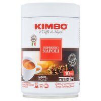 Kimbo Espresso Napoli Dark Roast Ground Coffee, 8.8 oz, 8.8 Ounce