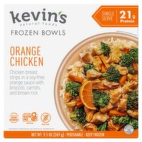 Kevin's Natural Foods Orange Chicken Frozen Bowls, 9.5 oz, 1 Each