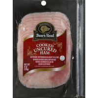 Boars Head Ham, Cooked, Uncured, 8 Ounce