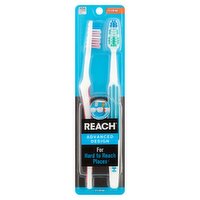 Reach Advanced Design Firm Toothbrush, 2 count, 2 Each