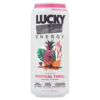 Lucky Tropical Thrill Sparkling Energy Drink, 16 fl oz, 1 Each