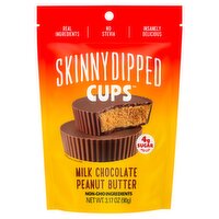 SkinnyDipped Milk Chocolate Peanut Butter Cups, 3.17 oz, 3.17 Ounce