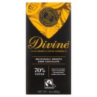 Divine Deliciously Smooth Dark Chocolate, 3 oz, 1 Each