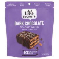 Little Secrets Dark Chocolate Sea Salt Wafer, 10 count, 3.5 oz, 1 Each