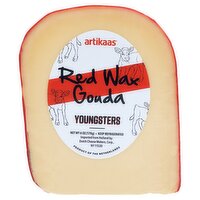 Artikaas Youngsters Red Wax Gouda, 6 oz, 6 Ounce