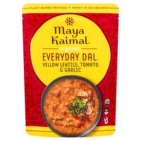 Maya Kaimal Organic Yellow Lentils, Tomato & Garlic Everyday Dal, 10 oz, 1 Each