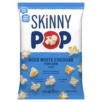 Skinny Pop Aged White Cheddar Flavored Popcorn, 4.4 oz, 4.4 Ounce