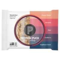 Protein Puck Plant Based Energy Wanderlust Vegan Bar, 3.25 oz, 16 count, 1 Each
