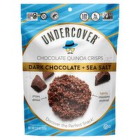 Undercover Dark Chocolate + Sea Salt Quinoa Crisps, 2.0 oz, 2 Ounce