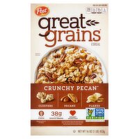 Post Great Grains Crunchy Pecan Cereal, 16 oz, 16 Ounce