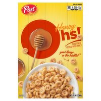 Post Honey Ohs! Sweetened Cereal with Honey, 14 oz, 1 Each
