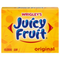 Juicy Fruit Gum, Original, Sticks, 15 Each