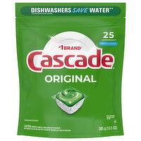 Cascade Dishwasher Detergent, Fresh Scent, Original, ActionPacs, 25 Each