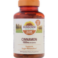 Sundown Cinnamon, 1000 mg, Capsules, 200 Each