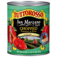 Tuttorosso Tomatoes in Puree, with Sea Salt, San Marzano Style, Chopped, 28 Ounce