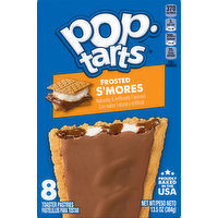 Pop-Tarts Toaster Pastries, S'mores, Frosted, 8 Pack, 8 Each