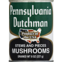 Pennsylvania Dutchman Mushrooms, Stems and Pieces, 8 Ounce