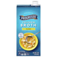 Progresso Broth, Chicken, Classic, 32 Ounce