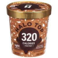 Halo Top Ice Cream, Light, Chocolate Mocha Chip, 1 Each