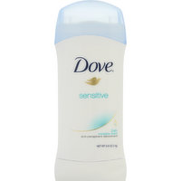 Dove Anti-Perspirarant Deodorant, 24H, Sensitive, Invisible Solid, 2.6 Ounce