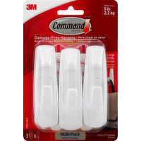 Command Utility Hooks, General Purpose, Large, 3 Each