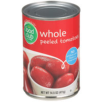 Food Club Whole Peeled Tomatoes, 14.5 Ounce