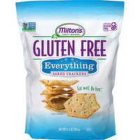 Milton's Crackers, Everything, Baked, 4.5 Ounce