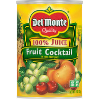 Del Monte Fruit Cocktail, 100% Juice, 15 Ounce