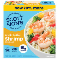 Scott & Jon's Rice Bowl, Garlic Butter Shrimp, 9.6 Ounce