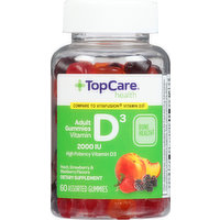 TopCare Vitamin D3, 2000 IU, Gummies, 60 Each