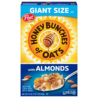 Honey Bunches of Oats Cereal, with Almonds, Giant Size, 23 Ounce