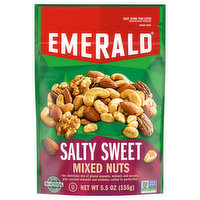 Emerald Mixed Nuts, Salty Sweet, 5.5 Ounce